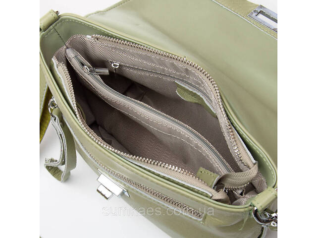 PODIUM Сумка жіноча Класична шкіра ALEX RAI 8793-9 olive - Фото 7