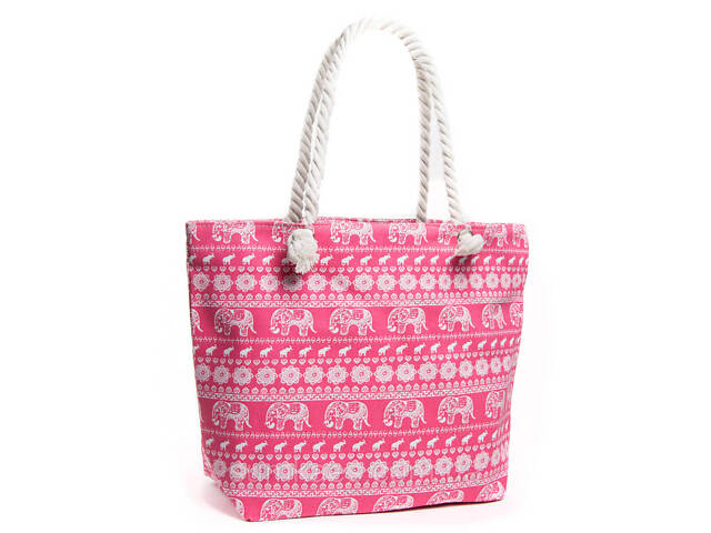 PODIUM Сумка Жіноча Пляжна текстиль PODIUM 5016-6 red - Фото 1