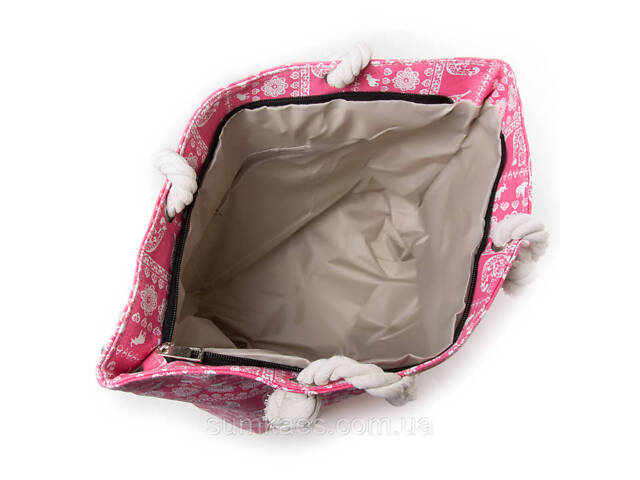 PODIUM Сумка Жіноча Пляжна текстиль PODIUM 5016-6 red - Фото 2