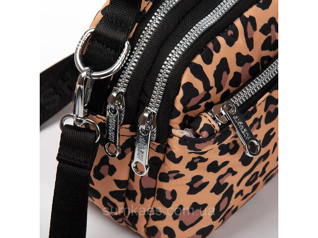 PODIUM Сумка Женская Текстиль полиамид Jielshi F056 leopard print - Фото 4