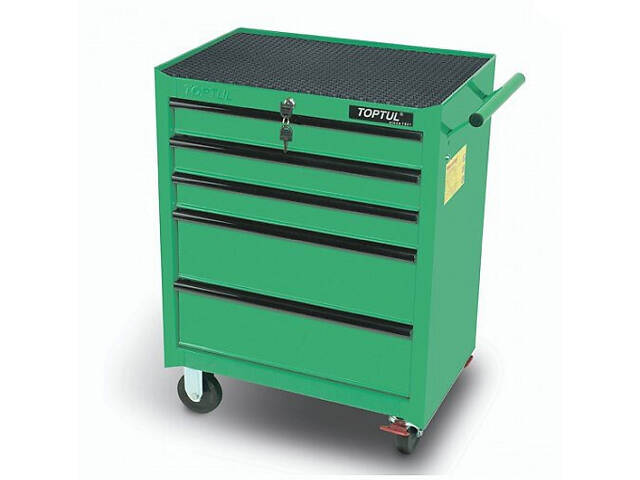Підкатна інструментальна візок TOPTUL 5 секцій (під верстак) TCAB0501 - Фото 1