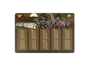 Подкладка для стола с подсказками А3 YES Jurassic World 492251