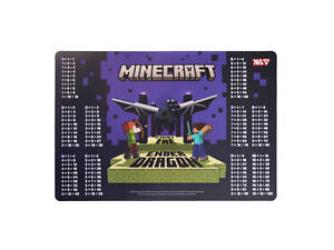 Подкладка для стола с подсказками YES Minecraft 492363 29х49 см