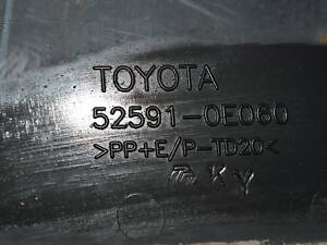 Подкрылок заднего бампера правый Toyota Highlander 14-19 52591-0E060