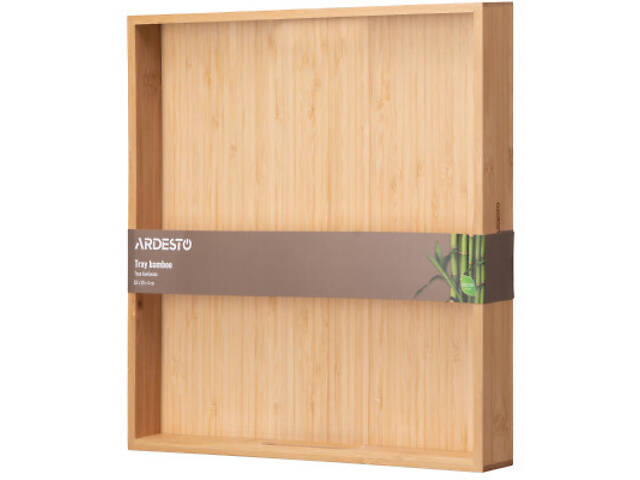 Піднос Ardesto Midori, 30х30х4см, бамбук, квадратний (AR1430BM) - Фото 4