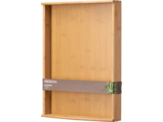 Поднос Ardesto Midori, 45х33х7см, бамбук, прямокутна (AR1445BM) - Фото 4