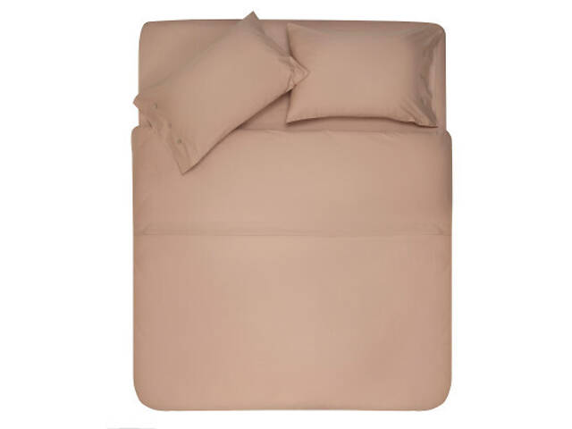 Підковдра Ardesto Mix&Match 100% бавовна, сатин бежевий 160х220 см (ART1622DVI) - Фото 1