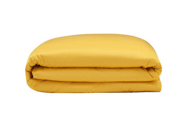 Підковдра Ardesto Mix&Match 100% бавовна, сатин жовтий 160х220 см (ART1622DVS) - Фото 4