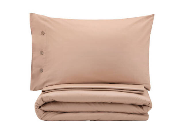 Підковдра Ardesto Mix&Match 100% бавовна, сатин бежевий 160х220 см (ART1622DVI) - Фото 4