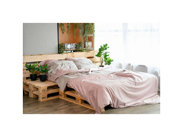 Підковдра Ardesto Mix&Match сатин 200х220 см пудра (ART2022DVP) - Фото 7