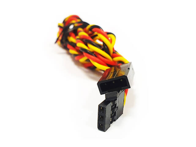 Подовжувач 22AWG для сервоприводів JR скручений (30 см) - Фото 2