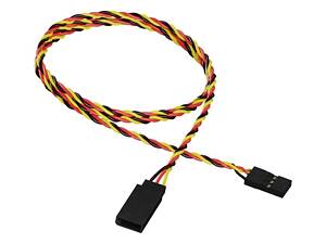 Подовжувач 22AWG для сервоприводів JR скручений (45 см)