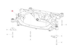 подрамник задний ● Tesla Model 3 `18-24