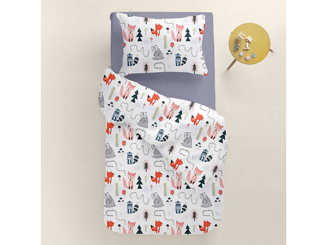 Підліткове ліжко з простирадлом на гумці ANIMALS CS7 Cosas рожеве 160х220 см. - Фото 2