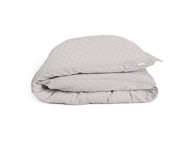 Підліткове ліжко з простирадлом на гумці MINI DOTS COSAS Бежевий 160х220 см - Фото 4