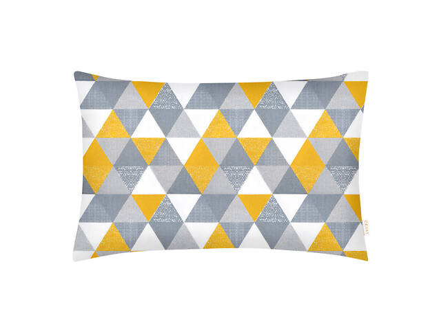 Підліткове ліжко з простирадлом на гумці TRIANGLES Cosas жовтий 160х220 см - Фото 3