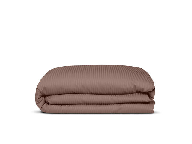 Підліткове ліжко сатин з простирадлом на гумці LATTE Cosas Коричневий 160х220 см - Фото 5