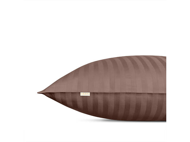 Підліткове ліжко сатин з простирадлом на гумці LATTE Cosas Коричневий 160х220 см - Фото 4