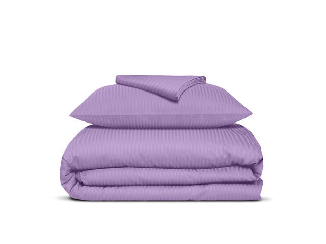 Підліткове ліжко сатин з простирадлом на гумці AMETHYST Cosas Фіолетовий 160х220 см. - Фото 1