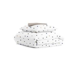 Підліткова постільна білизна BRONZE DELTA COSAS Білий 155х215 см