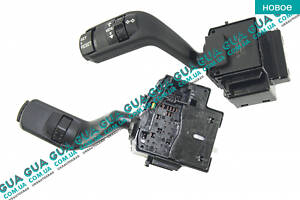 Подрулевой переключатель поворотов / света фар левый ( с бортовым компютером ) BSG30855015 Ford / ФОРД TRANSIT 2006- / Т