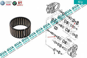 Подшипник игольчатый 45X51X26.6 ( сепаратор ) шестерни 1/ 3 передачи вторичного / первичного вала КПП 02F311213 VW / ВОЛ