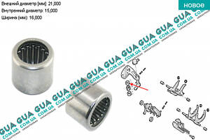 Подшипник игольчатый верхний рычага ( вала / вилки КПП ) переключения передач 21x15x16 1шт. 712121110 Nissan / НИССАН IN