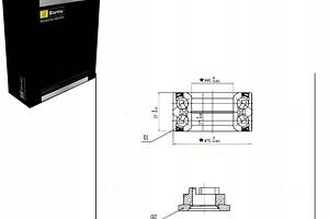 Подшипник колеса комплект перед ford mondeo iii jaguar