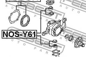 Подшипник NISSAN PATROL GR (Y60, GR) / NISSAN PATROL GR V Wagon (Y61) 1980-2010 г.