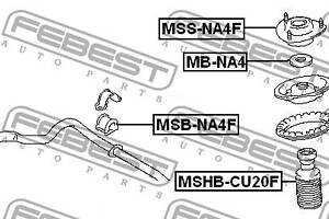 Подшипник опоры амортизатора MITSUBISHI GRANDIS (NA_W) 2003-2011 г.