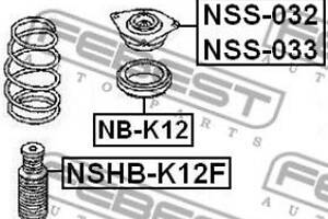 Подшипник опоры амортизатора NISSAN NV200 / RENAULT KANGOO 2002-2018 г.