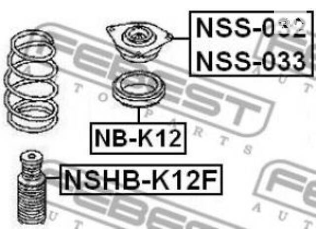 Подшипник опоры амортизатора NISSAN NV200 / RENAULT KANGOO 2002-2018 г.