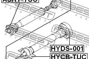 Подшипник подвесной HYUNDAI TUCSON (JM) / KIA SPORTAGE (JE_, KM) 2004-2010 г.