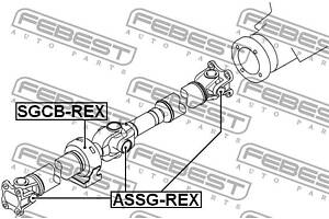 Подшипник подвесной SSANGYONG KYRON / SSANGYONG ACTYON 2002-2017 г.