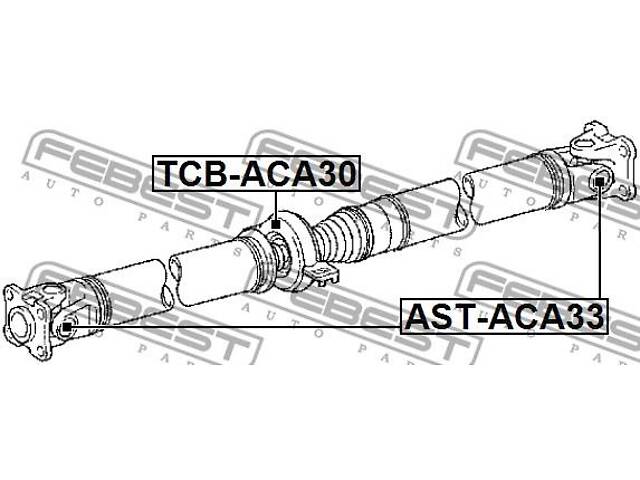 Подшипник подвесной TOYOTA RAV 4 (_A3_) / TOYOTA BLADE (_E15_) 2005-2018 г. - Фото 1