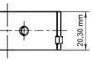 Подшипник шатуна (к-кт) OPEL KADETT / OPEL REKORD E / DAEWOO LACETTI 1981-2012 г.