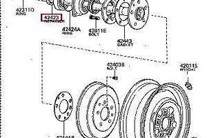 Подшипник ступицы колеса 4242320010