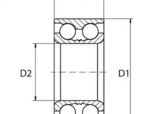 Підшипник маточини на 2008, 207, 208, 3008, 307, 308, 408, 5008, Berlingo, C-Eelysee, C3, C3 Aircross, C3 Picasso, C4,...