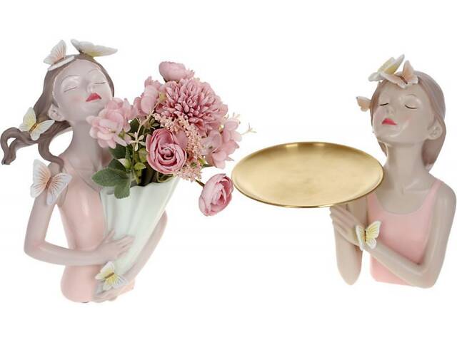 Подставка для бижутерии 18х15.5х27см Pink Бабочки Bona DP118503 - Фото 3