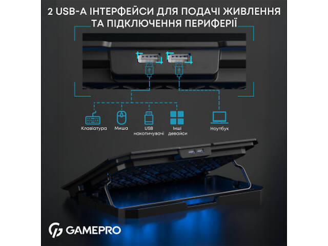 Підставка для ноутбука GamePro CP350 - Фото 5