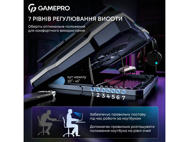 Підставка для ноутбука GamePro CP950 - Фото 4