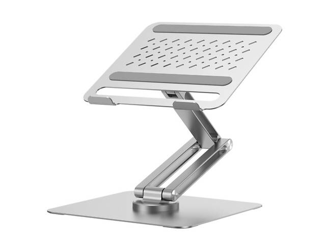 Подставка для ноутбука WIWU ZM-S801 Rotative Foldable Laptop Stand Silver - Фото 3