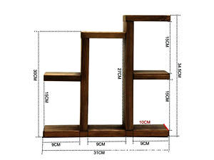 Подставка для цветов 'Сабадель' сепия