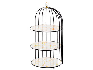 Подставка под десерты 3-х ярусная Lefard 47х25 см 926-016