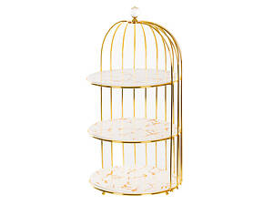 Подставка под десерты 3-х ярусная Lefard 47х25 см 926-013