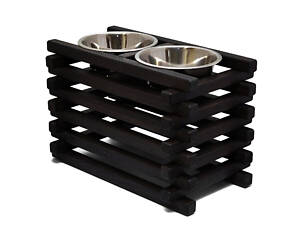 Подставка под миски для собак 'Пештан' венге