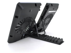 Подставка под ноутбук DeepCool U-PAL, 10-15,6', 2*140mm 1000±10% RPM, корпус пластик+алюминий, 390 х 280 х