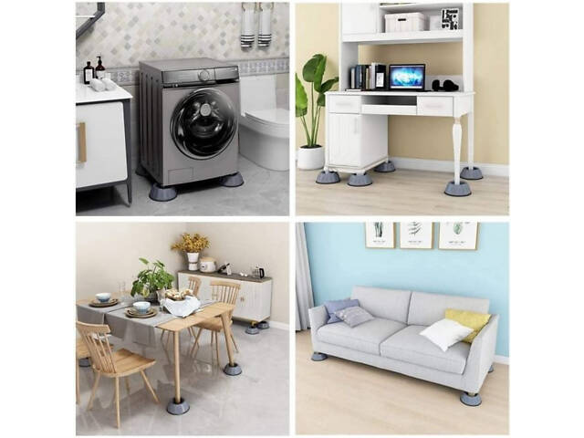 Підставки під пральну машину від вібрації 'Shock pad' 4шт. - Фото 4