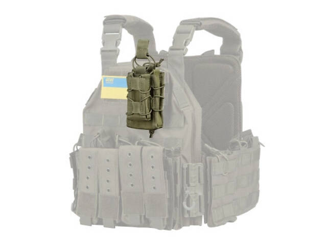 Підсумок 2E подвійний, зелений (2E-MILTACDPOUCH-Y-OG) - Фото 2