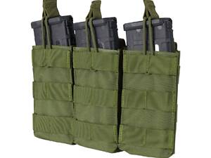 Подсумок Condor Triple M4/M16 Mag для 3-х магазинов открытый Оливковый (1013-1432.03.73)